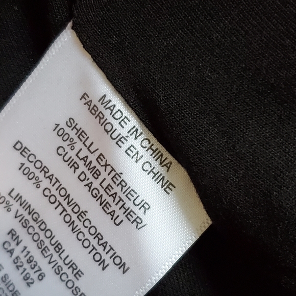 HELMUT Helmut Lang Washed Leather Paneled Jacket - Picture 13 of 14